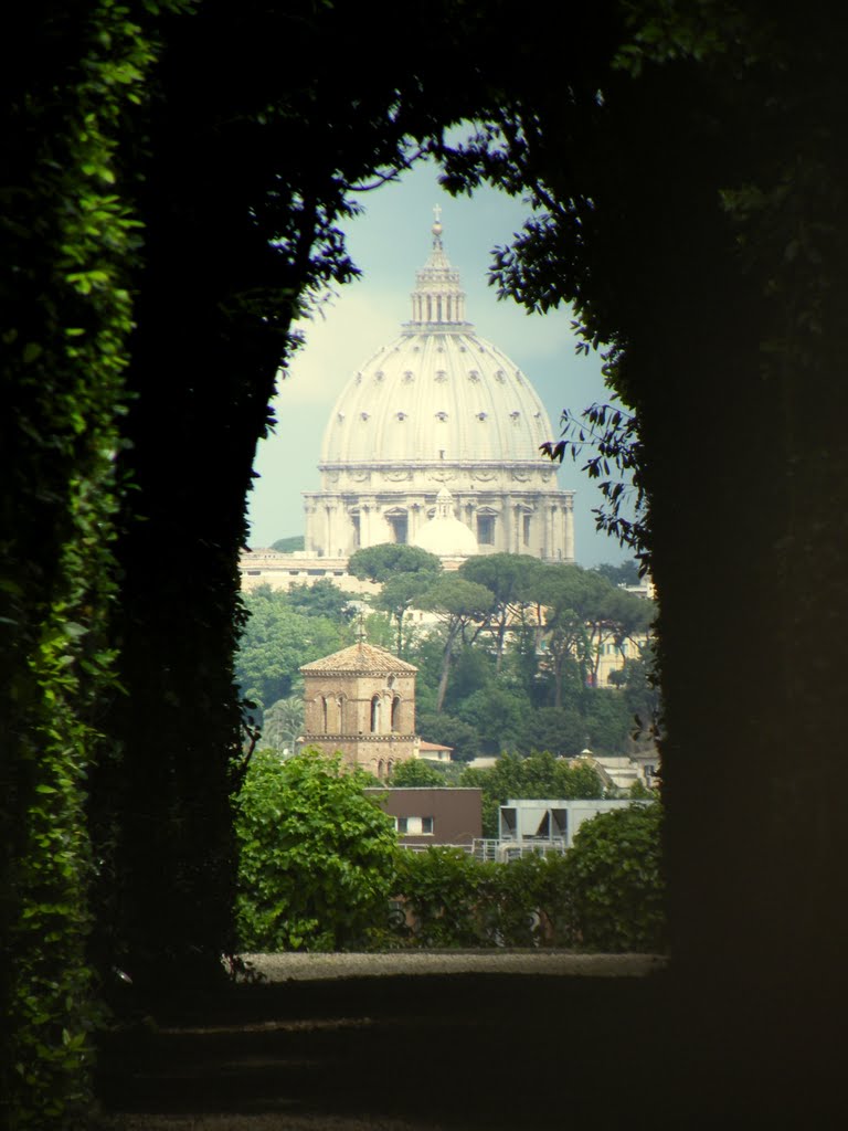 View of the Vatican from Piazza del Cavalieri di Malta in Rome by Joseph Debattista