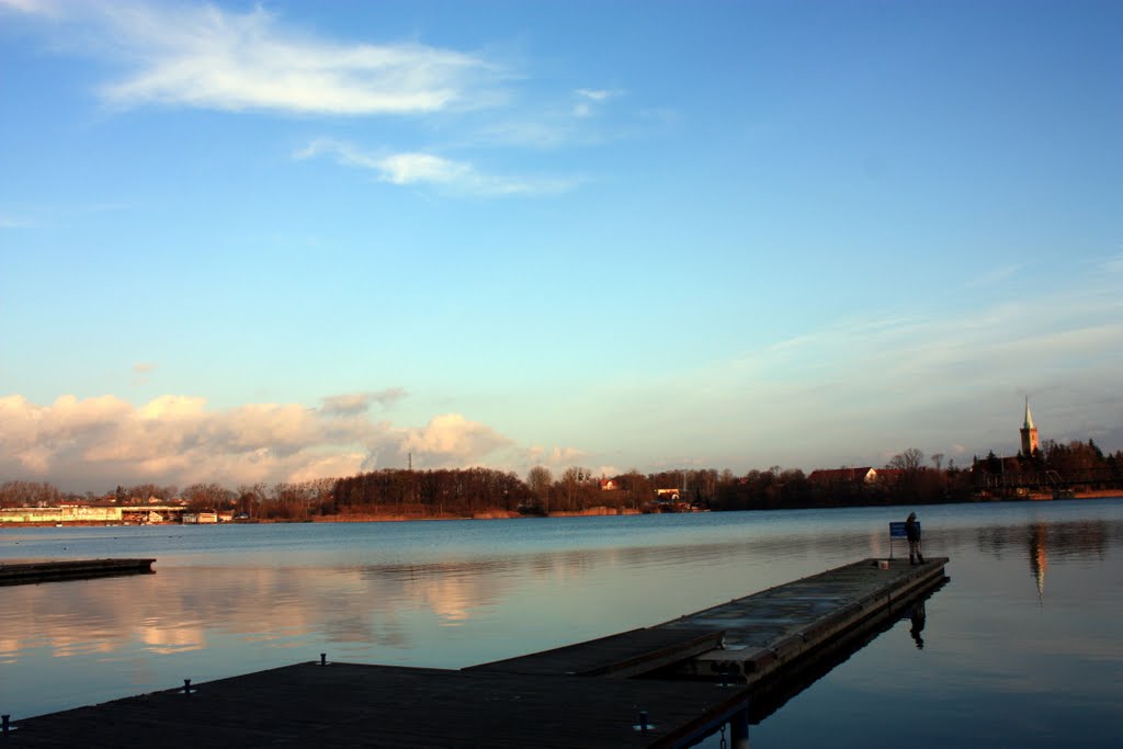 Mikołajki, molo by Jacek M Lewandowski