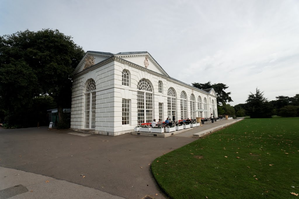 London - Kew Gardens - Broad Walk - View NE on The Orangery 1761 by William Chambers by txllxt TxllxT