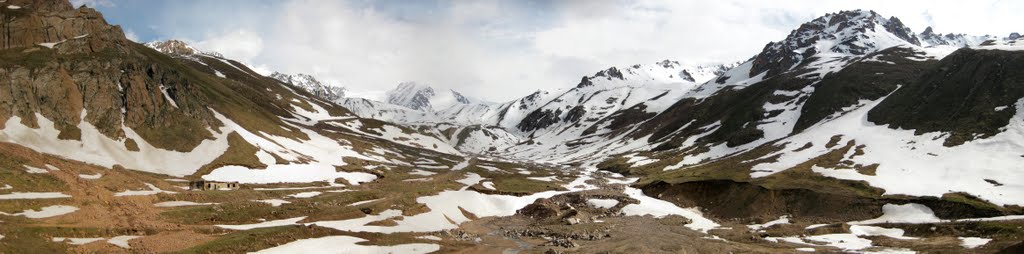 Panorama of the Small Almaty gorge / Панорама Малоалматинского ущелья by Tikhon Butin