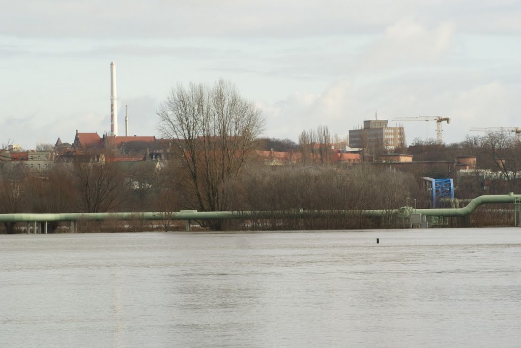 Blick zur Rabeninsel, Halle (Saale) by Altmeister