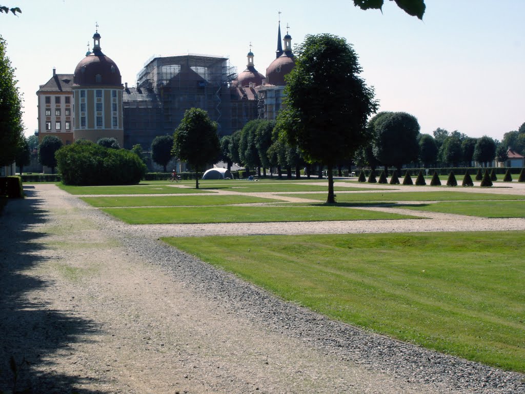 Aussicht vom Schlossgarten Moritzburg (19.08. 2009) by benrather