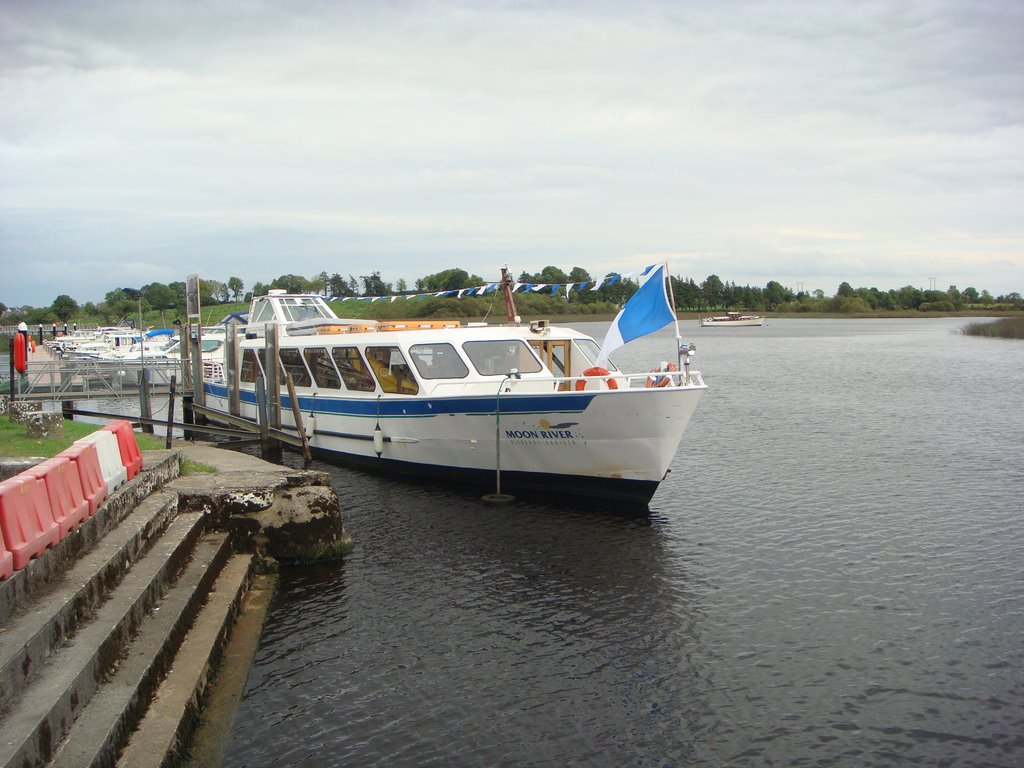 Boats on the river Shannon at Carrick by mikesey