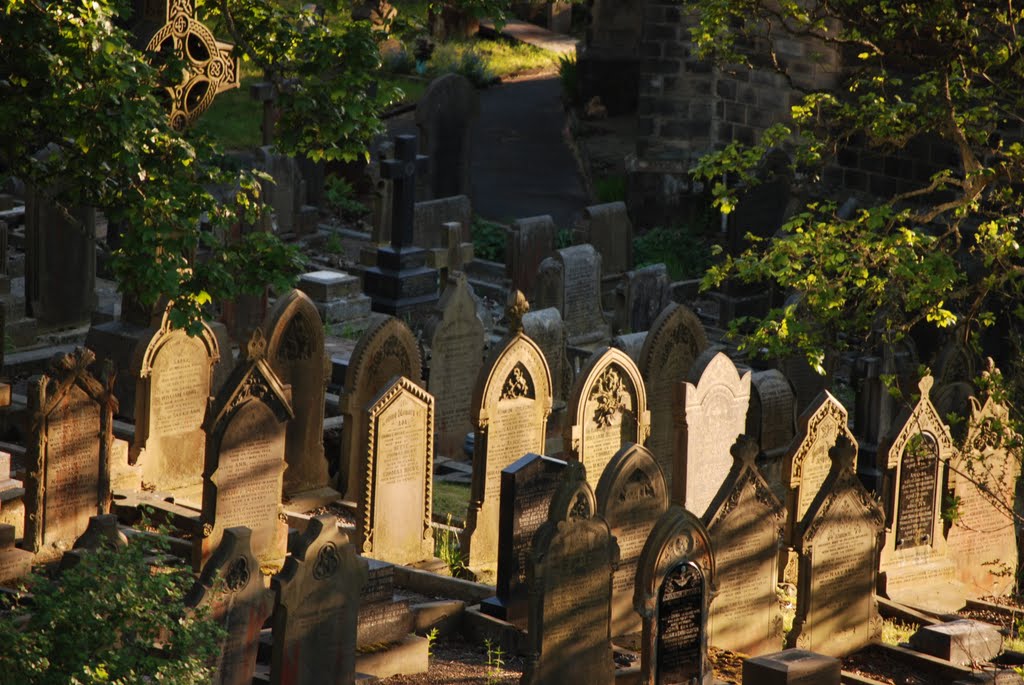 Cragg Vale graveyard by Simon Garvey