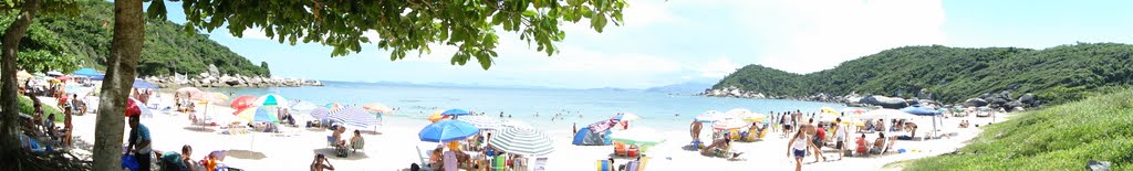 Vista panorâmica da Praia da Tainha em Bombinhas, SC. by Ricardo Mercadante