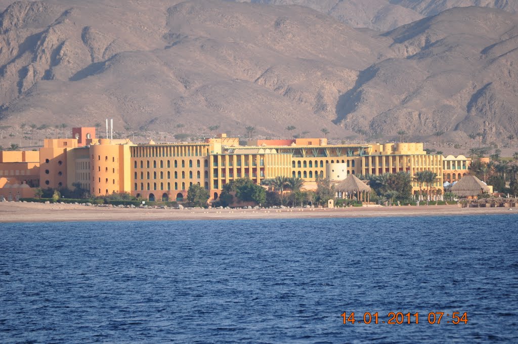 Hotel Hilton Taba widok od strony morza by zamirowski