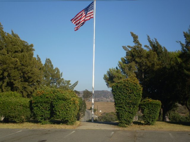 Camp Margarita Flag Pole by lowryba