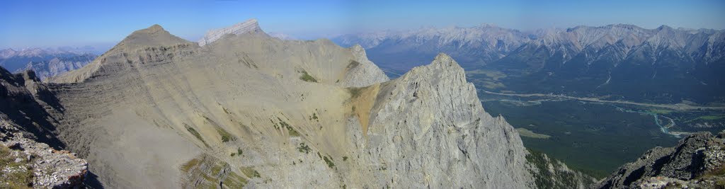 Part of the long ridge of Mount Rundle by M Delong