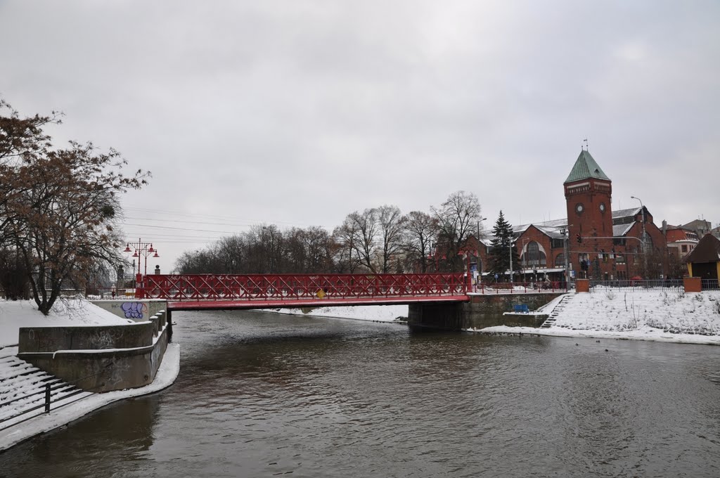 Red bridge by Icepick