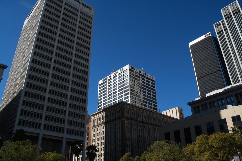 Downtown Skyline; Pershing Square 3 by Relyt22