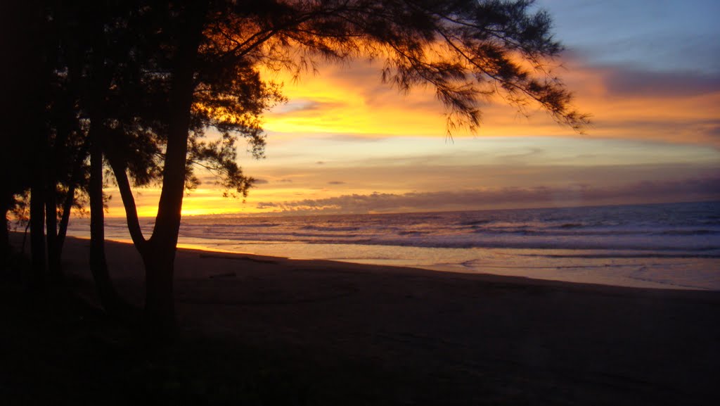 Evening view of Tutung Beach by Bimal Maden