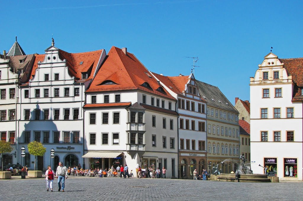 Torgau - Blick vom Markt zur Bäckerstraße by Rudolf Henkel