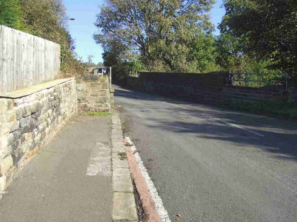 The railway bridge in Oughtibridge by davidwillington