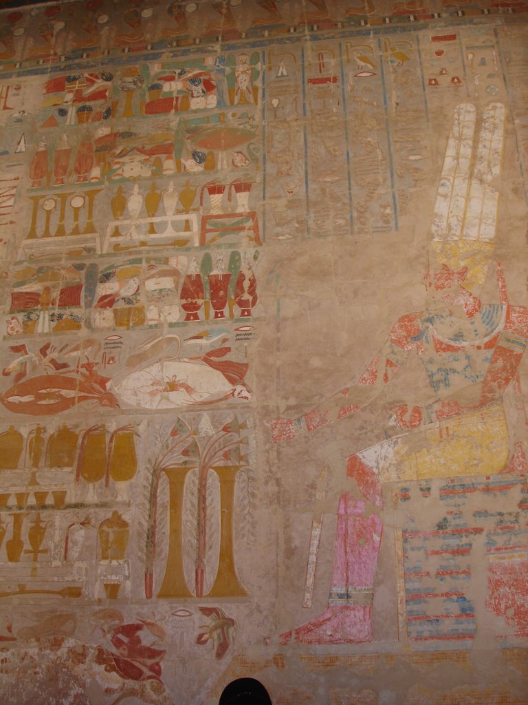 Temple of Hatshepsut in color by James Hays