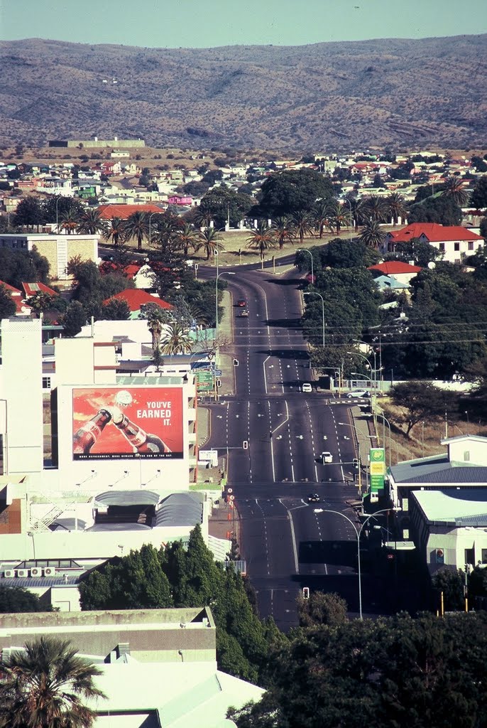 View on John Meinert Str from Anderson Str by windthoek