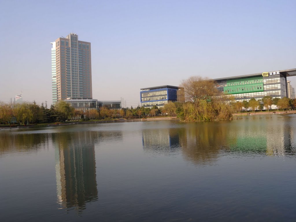 Lake in Pudong by robsonap