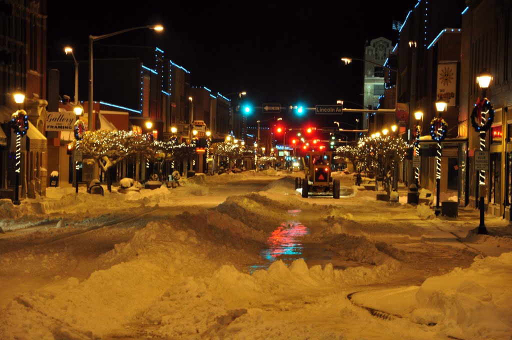 Downtown Hastings Nebraska 1/10/2011 by rickwilbur