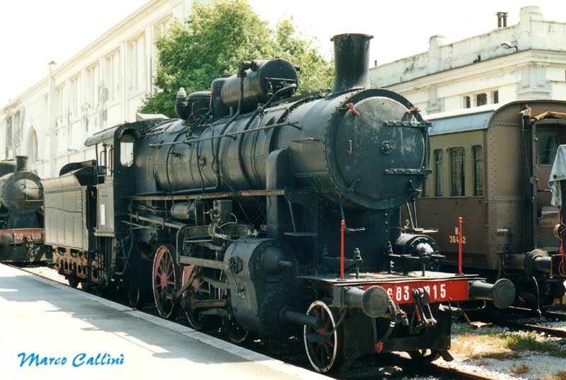 Locomotiva tipo 683 (preda bellica Ungherese) al Museo di Trieste Campo Marzio MC2002 by Marco Callini