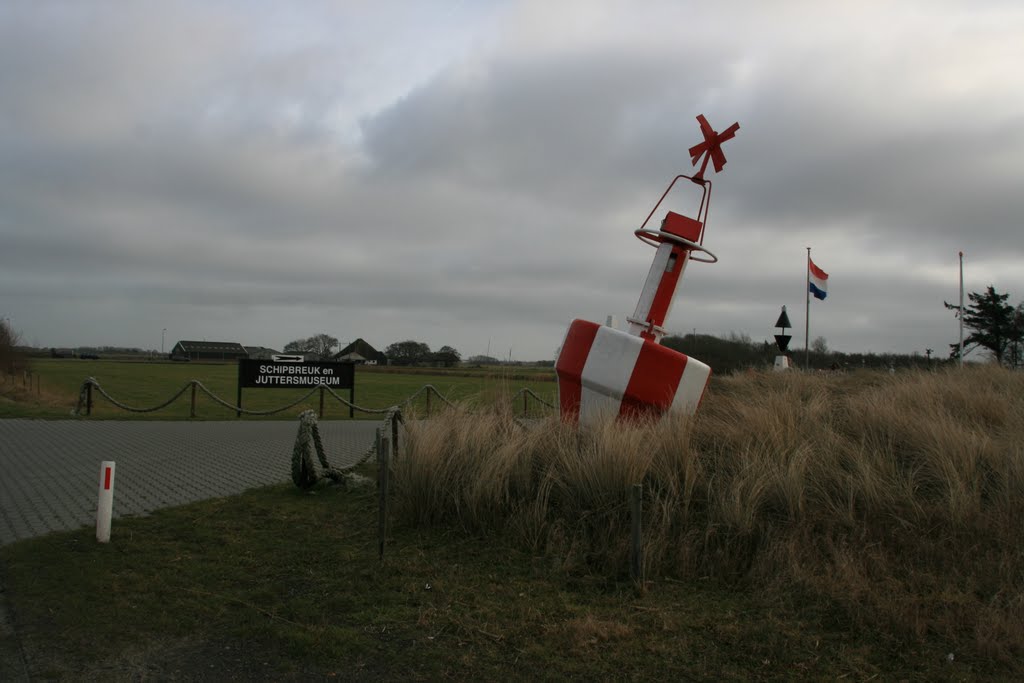 Toegang Schipbreuk en Juttersmuseum, Den Burg Texel. by Carl030nl