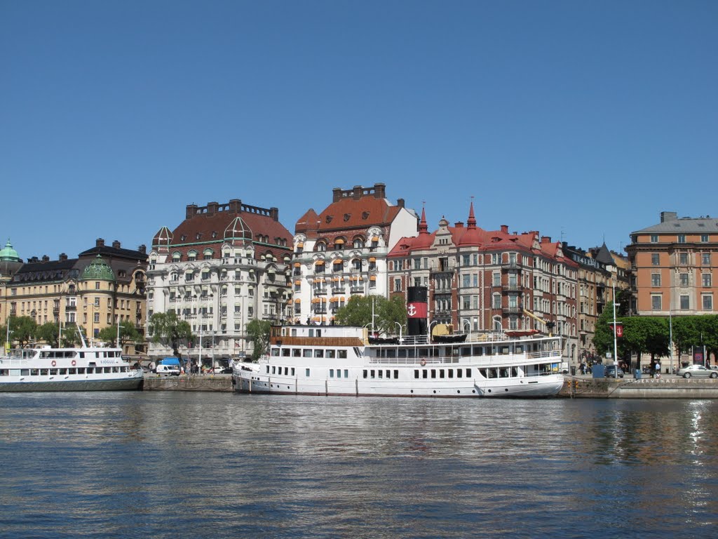 Passagierdampfer am Ufer by Charly G.