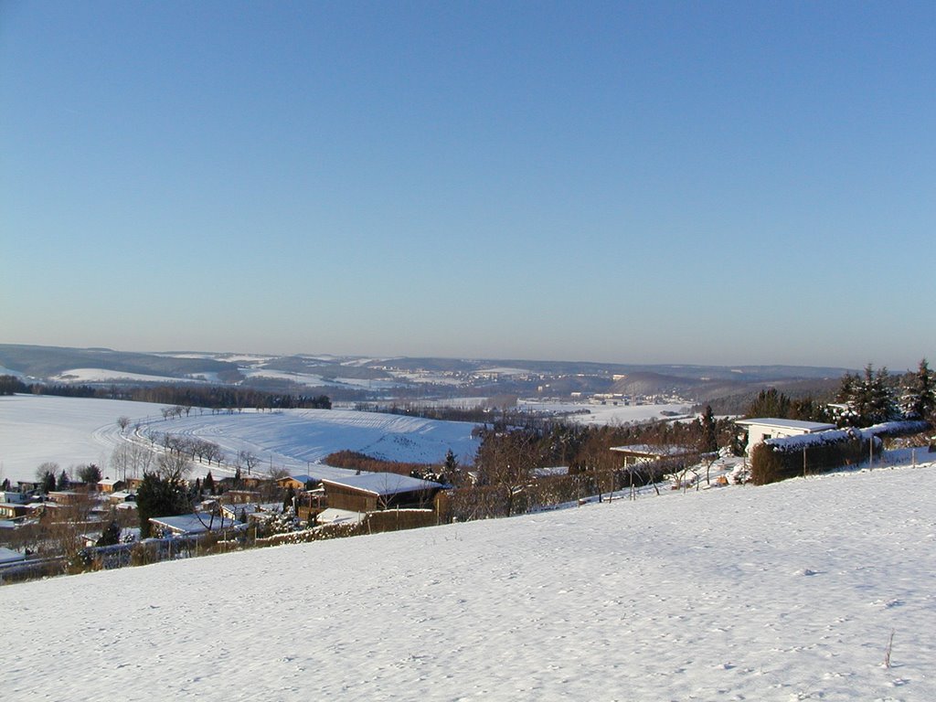 Blick nach Gera im Winter by onkelmarko