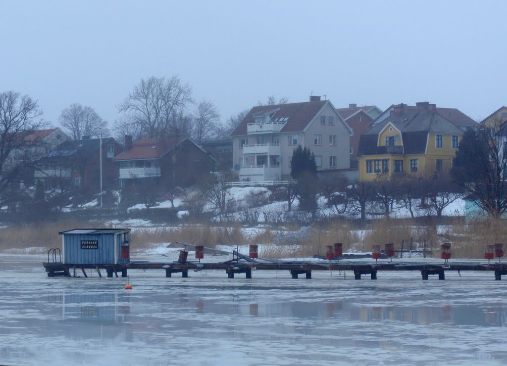 Boat landing stages on a grey and rainy day 2 by SuMaKa