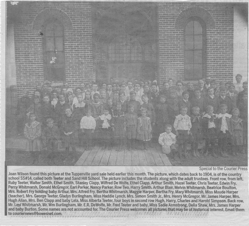 Sand Hill (Teeter) School in Kent County Ontario 1904 by 30mmavenger