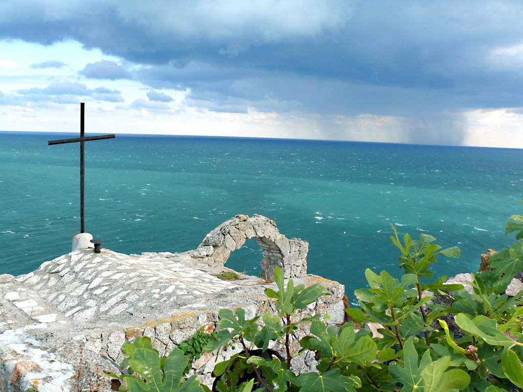 cape Kaliakra (church of St.Nicolas) by St.Marinov