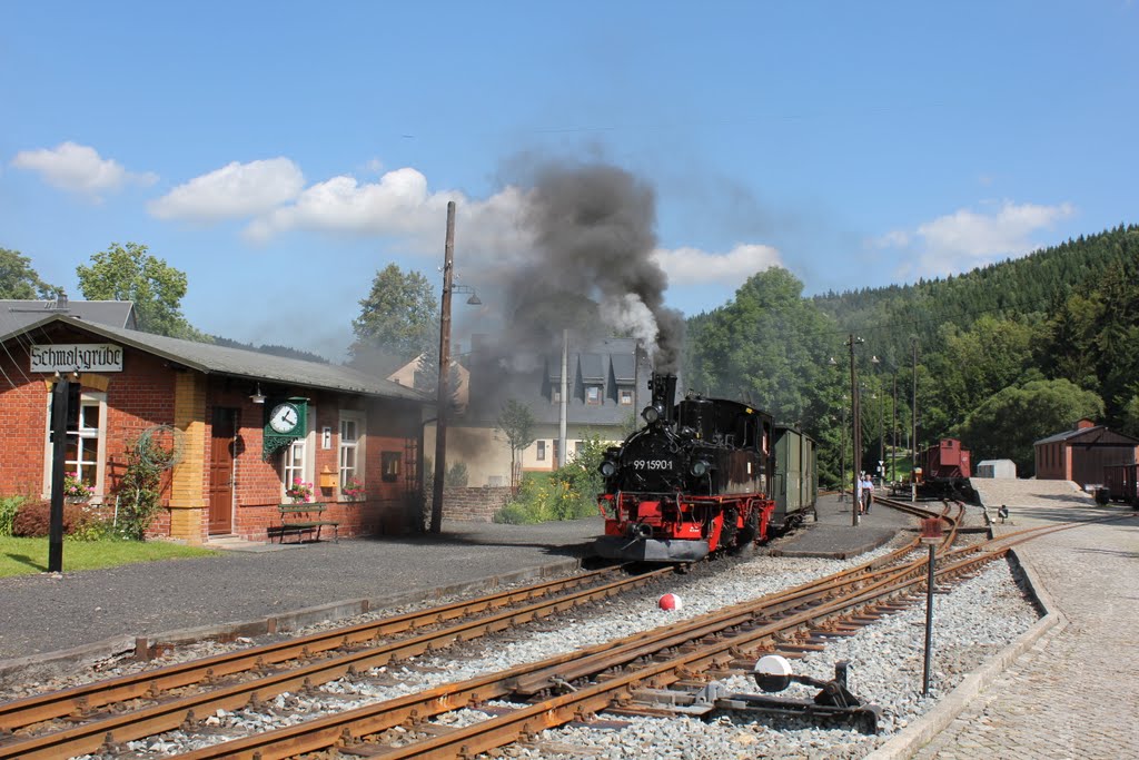 Preßnitztalbahn Bf. Schmalzgrube by gex