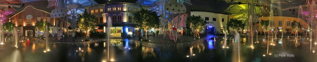 Clarke Quay, Singpaore, at Night by peterW