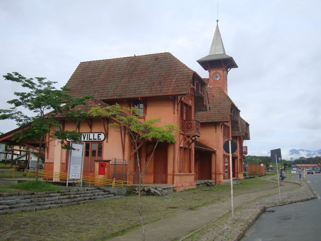 Estação de Cargas do complexo ferroviário de Joinville by Washington Luiz frei…