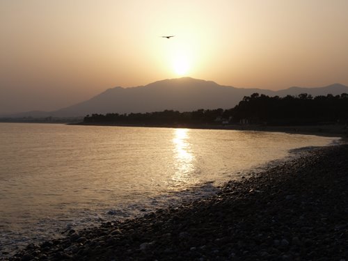 Sunset @ Playas Isdabe by mickbehan