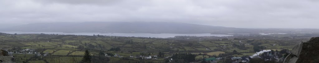 Lough allen and Arigna valley as seen from the Arigna mining museum by irish tom