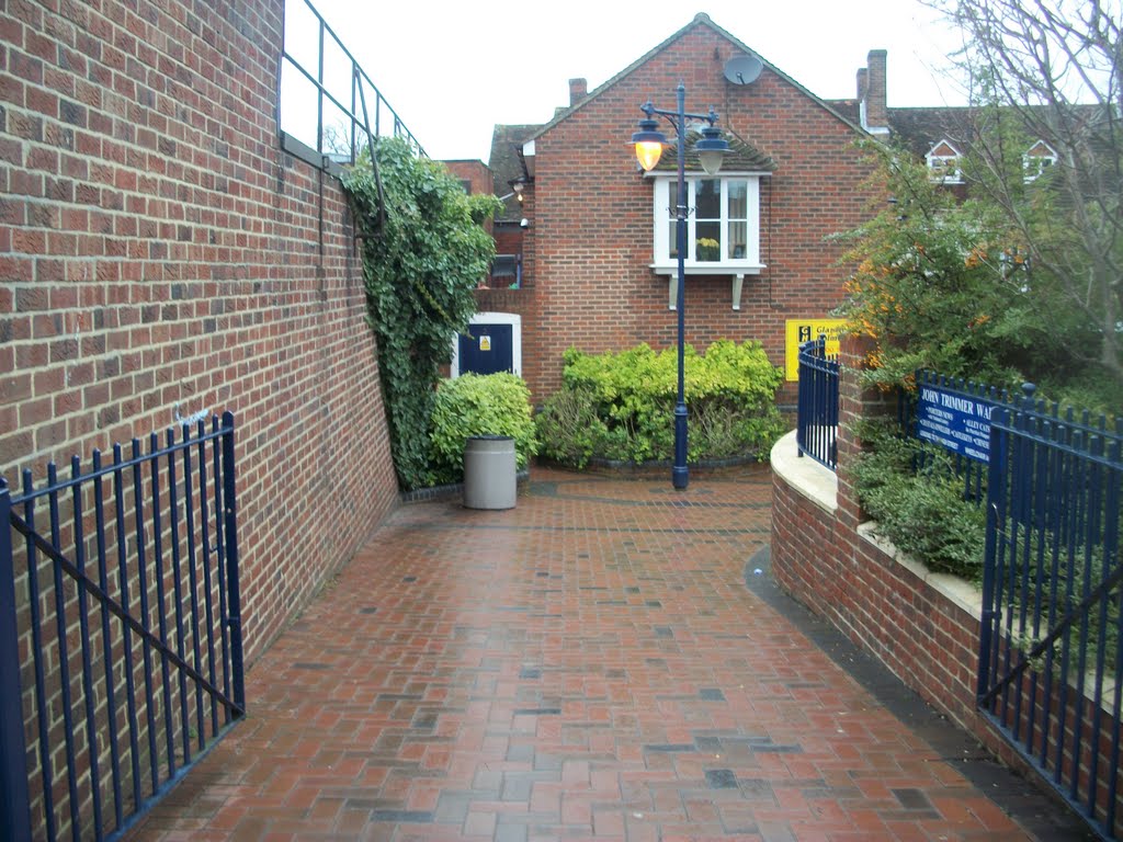 The way in to the Alton Town Centre by Robert'sGoogleEarthPictures