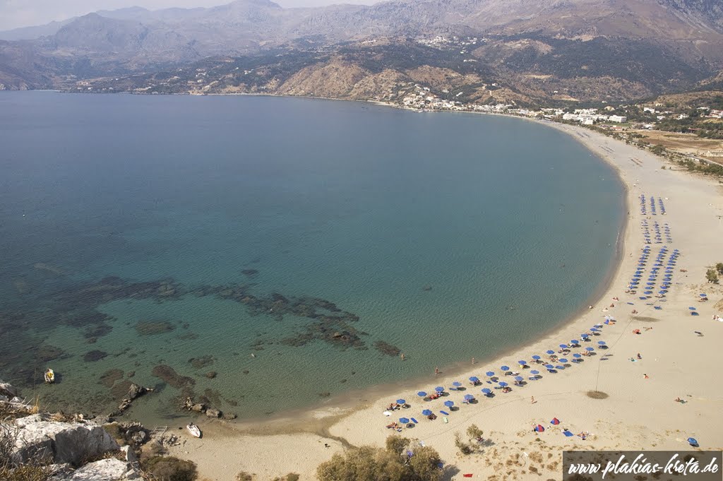 Die Bucht von Plakias auf Kreta by plakias-kreta.de