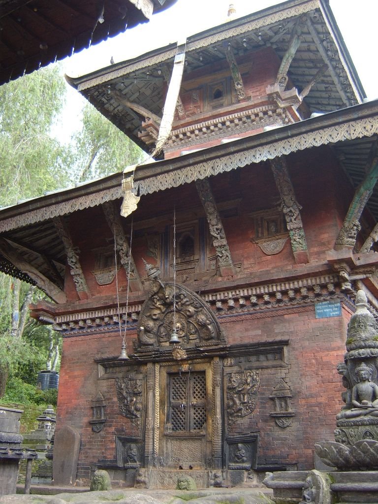 Stupa Inside Temple by Pikhas