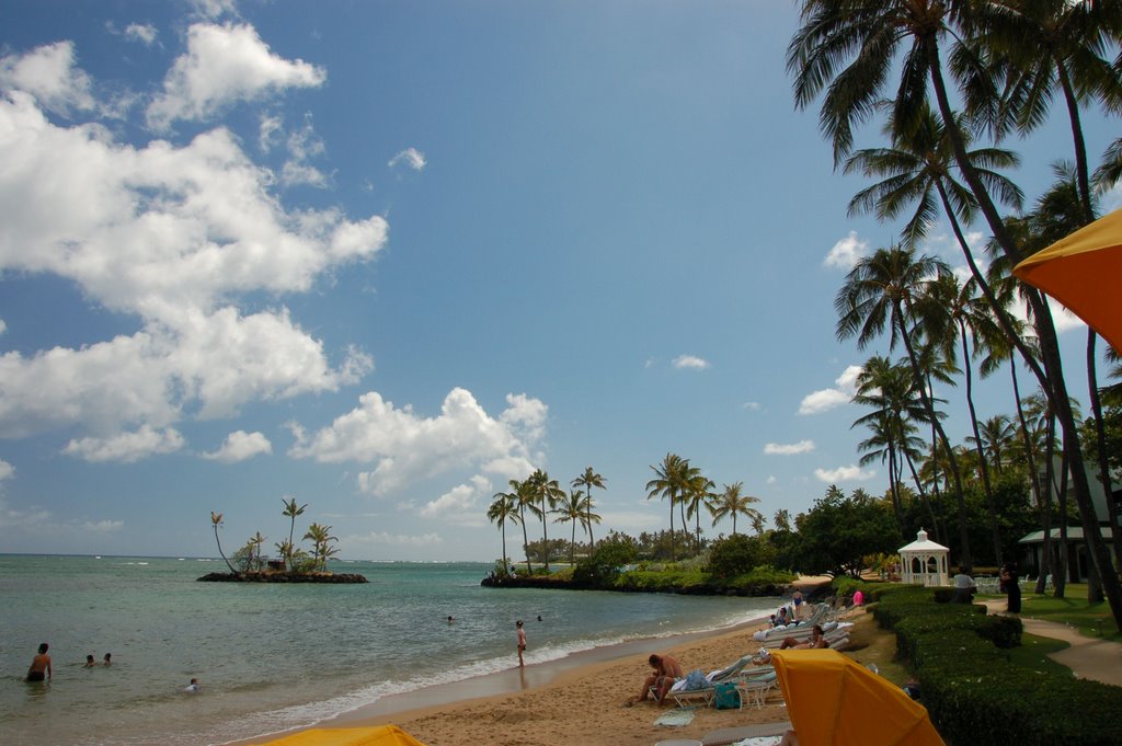 Kahala Hotel Beach by Canadian Raptor