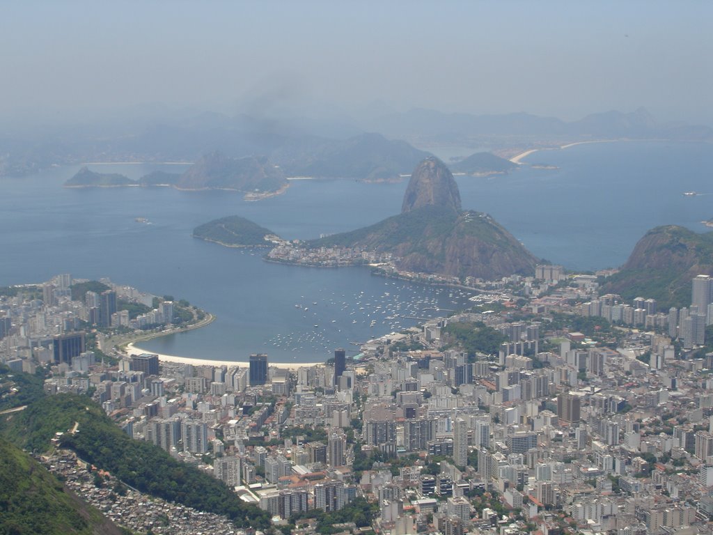 Sugar Loaf from Corcovado by James Hays