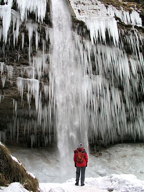 Pericnik waterfall in winter by Vid_Pogacnik