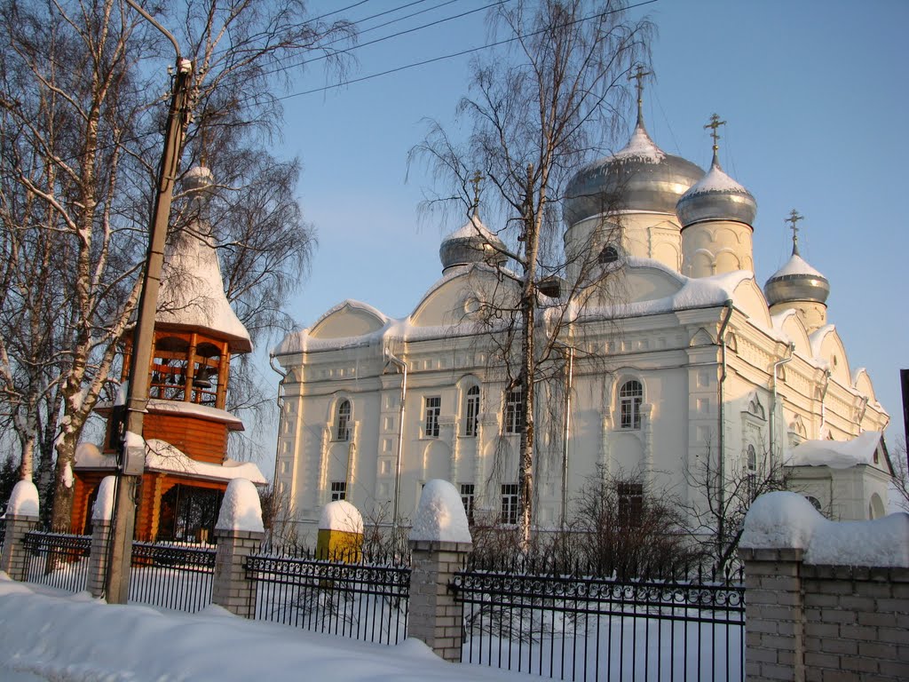 Россия,Новгород,Зверин монастырь,Покровский собор by Наталья Рымалис