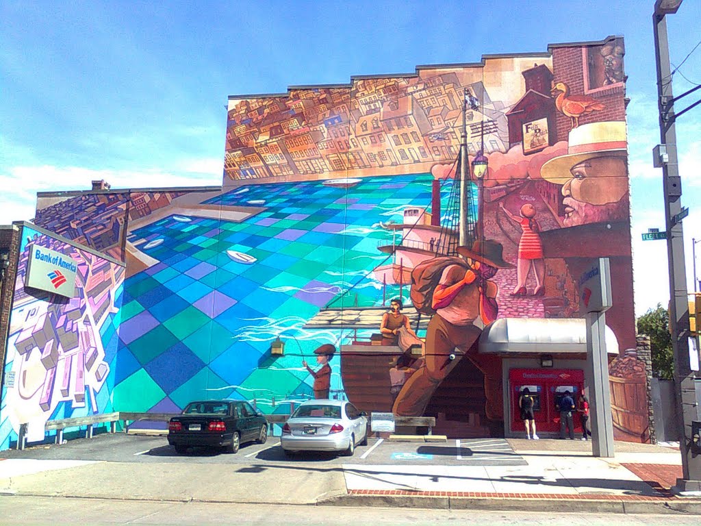 Baltimore Historical Mural by MerkMan