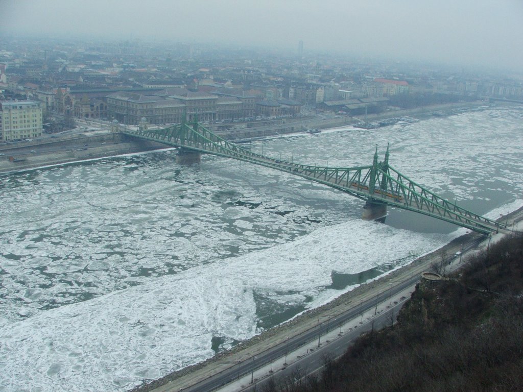 Jégzajlás a Dunán - Iceflow on the Danube by Daniel Szücs