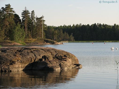 Kaitaa Bay from Kaitaa beach - Summer by www.finnguide.fi