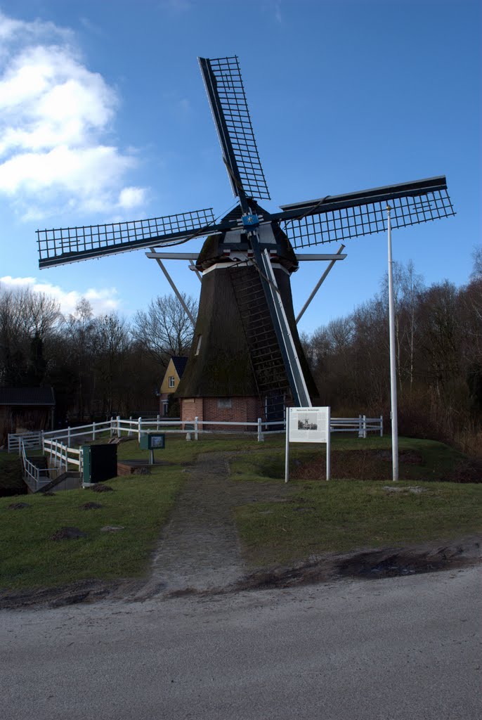 Molen Weddermarke, Wedderbergen by J.F. Koetse