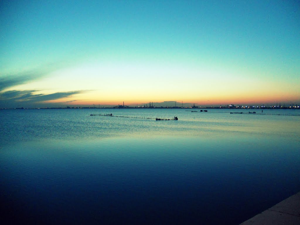 Venice, Porto Marghera view, evening by BBoyNYc