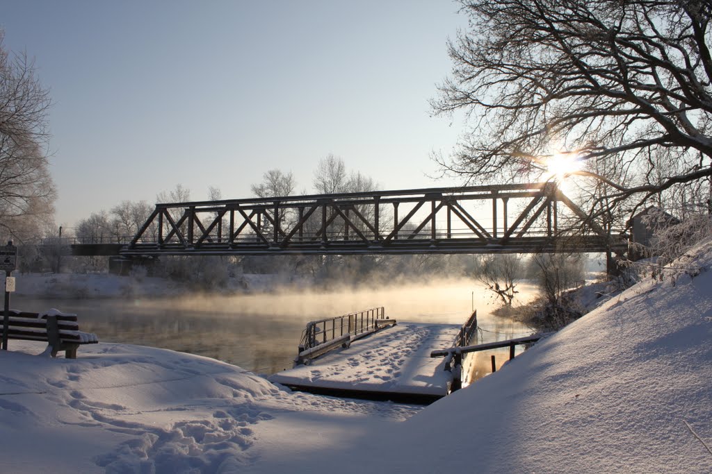 Fähre Pettstadt (Spuren im Schnee...) by Schmeukel