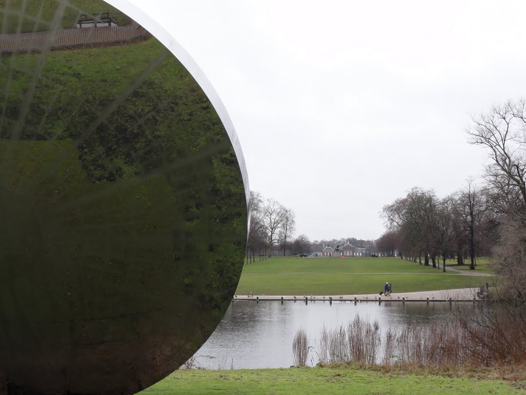 Hyde Park and Kensington palace by Gaël van de Werve