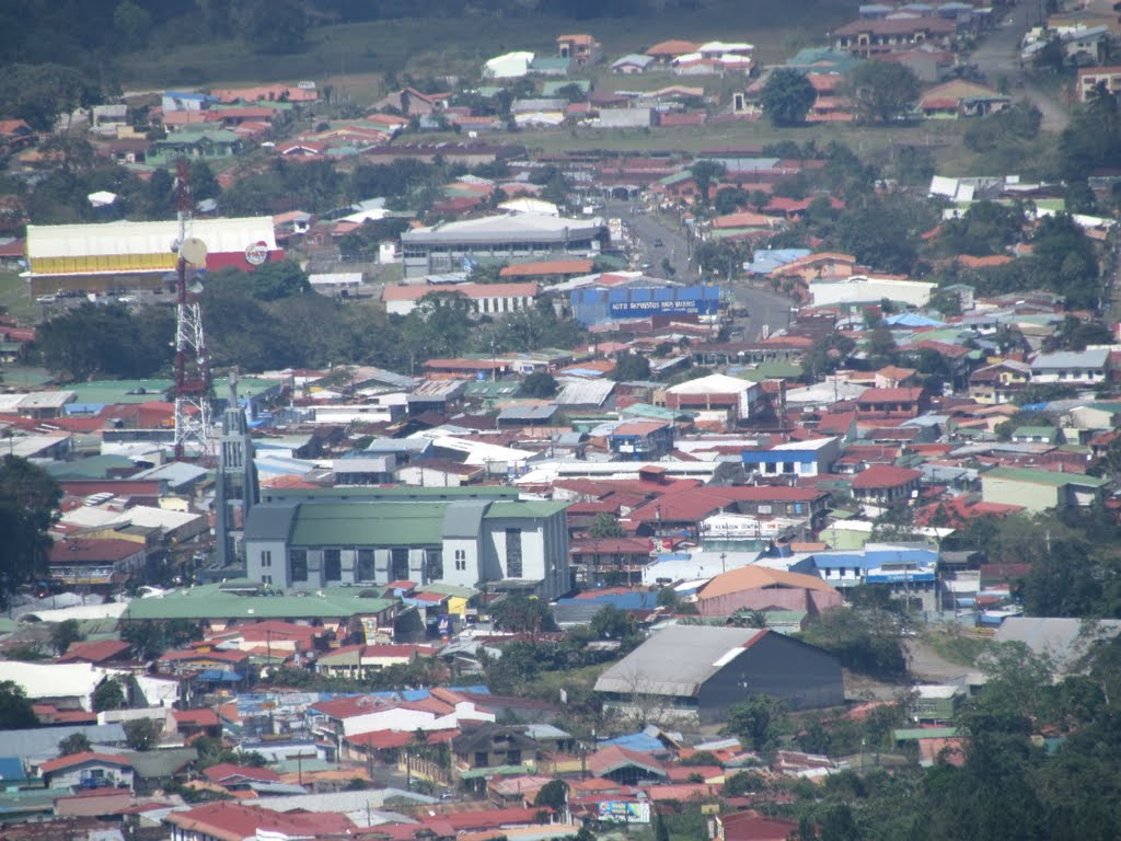 Centro de Ciudad Quesada desde San Vicente by Jairo Murillo