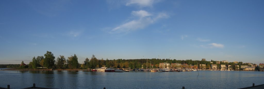 Lappeenranta harbour by Elena Zakamaldina