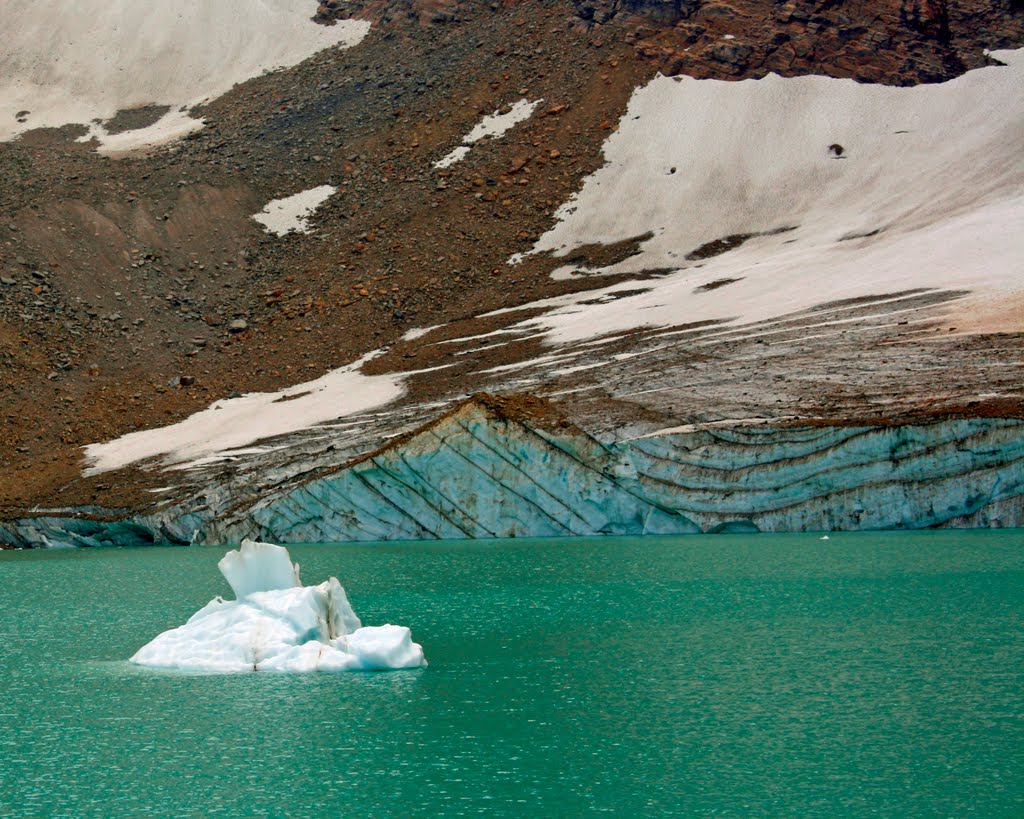 Glacier Lake + Ice Burg by RDrayerIII